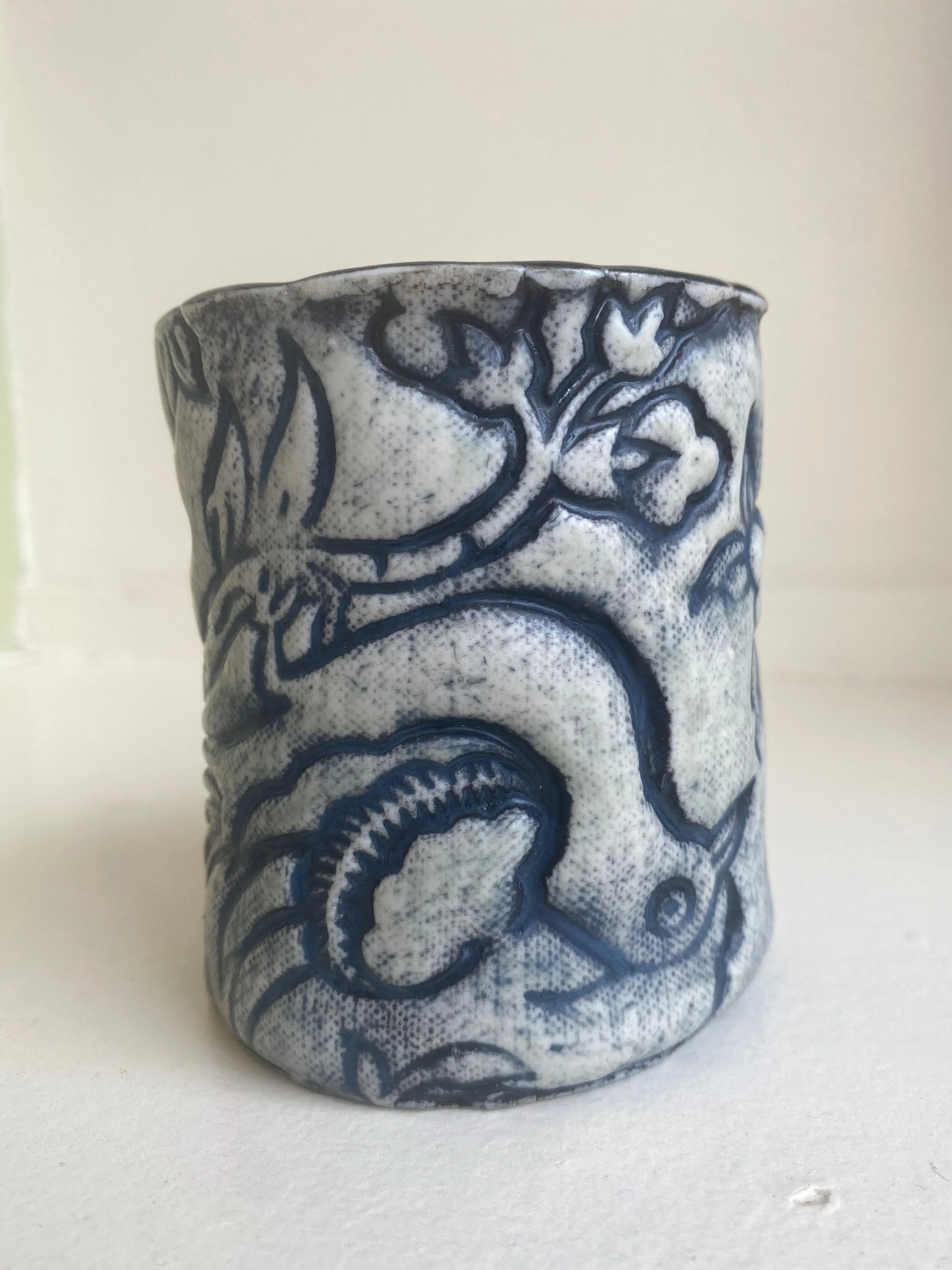 Bird Blue Mugs