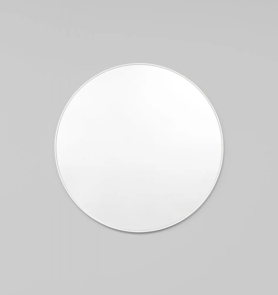 Bjorn round thin | White mirror