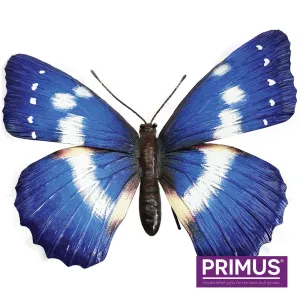 Blue Metal 3D Butterfly Wall Art
