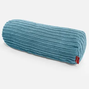 Bolster Scatter Cushion Cover 20 x 55cm - Cord Aegean Blue