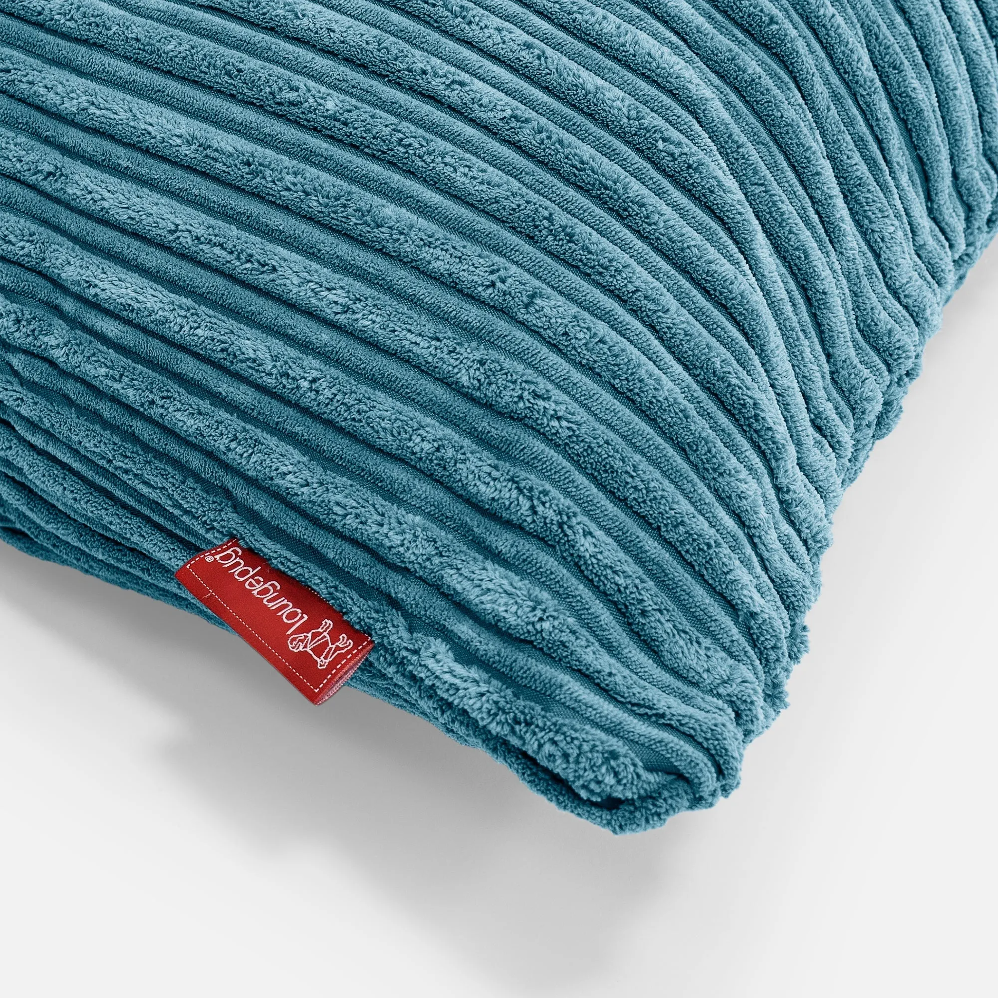 Bolster Scatter Cushion Cover 20 x 55cm - Cord Aegean Blue