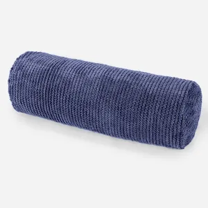 Bolster Scatter Cushion Cover 20 x 55cm - Pom Pom Purple
