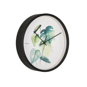 Botanical Monstera Wall Clock (26cm)