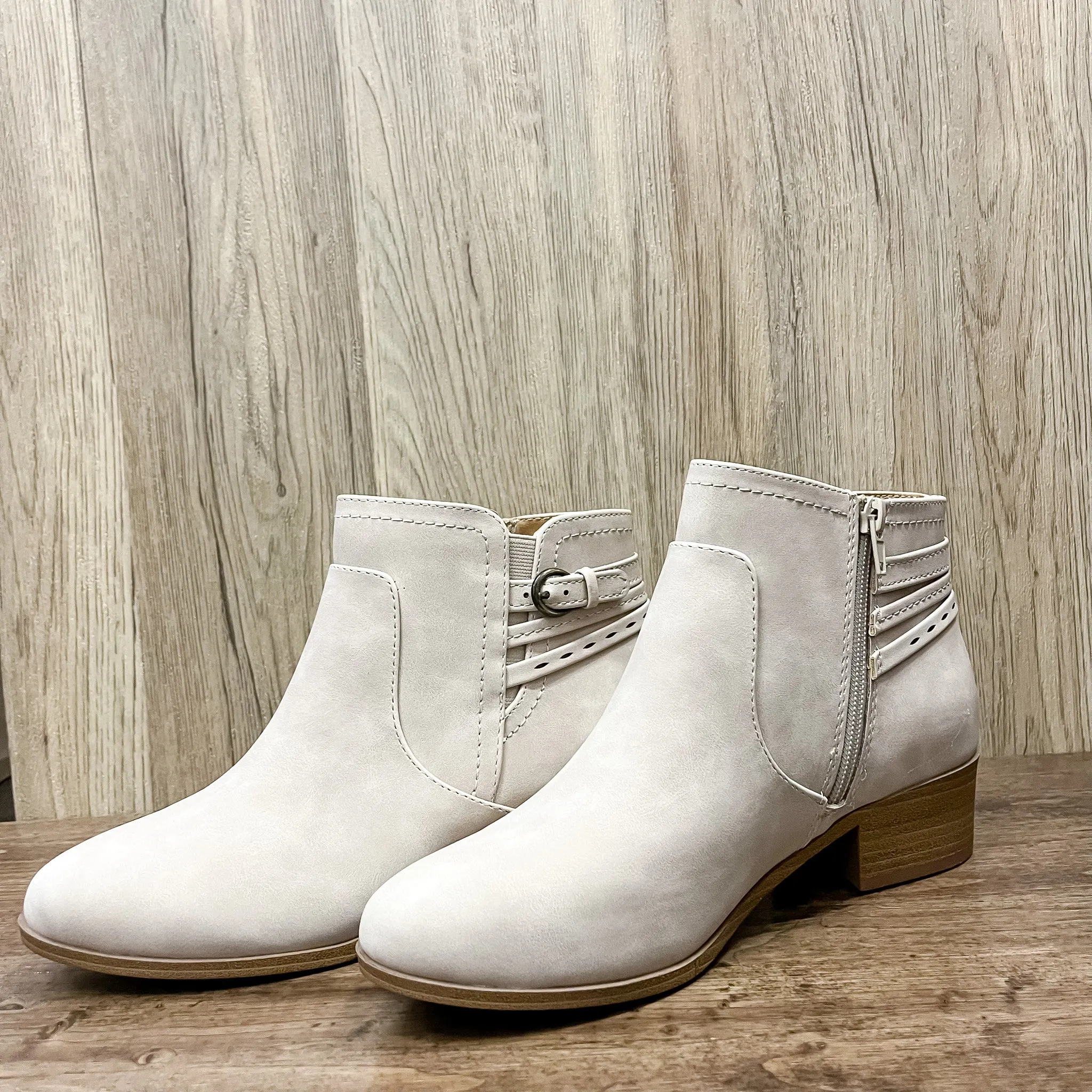 Boyet Clay Ankle Strap Detail Bootie
