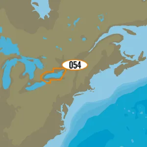 C-MAP MAX NA-M054/SD - Lake Ontario Bathymetric SD Format [M-NA-M054-MS]