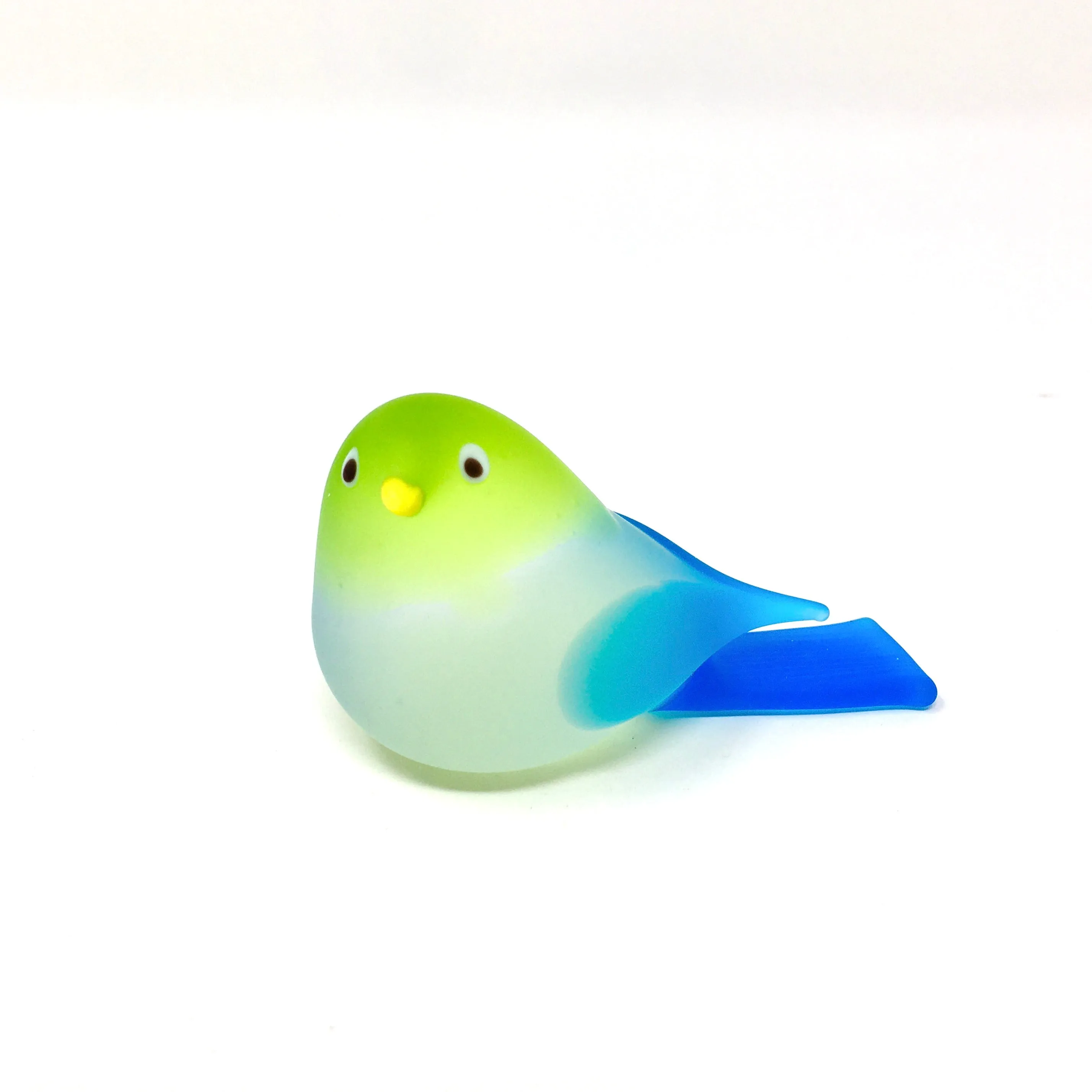 Chickadee Murano Glass Bird, multiple sizes, Made in Italy