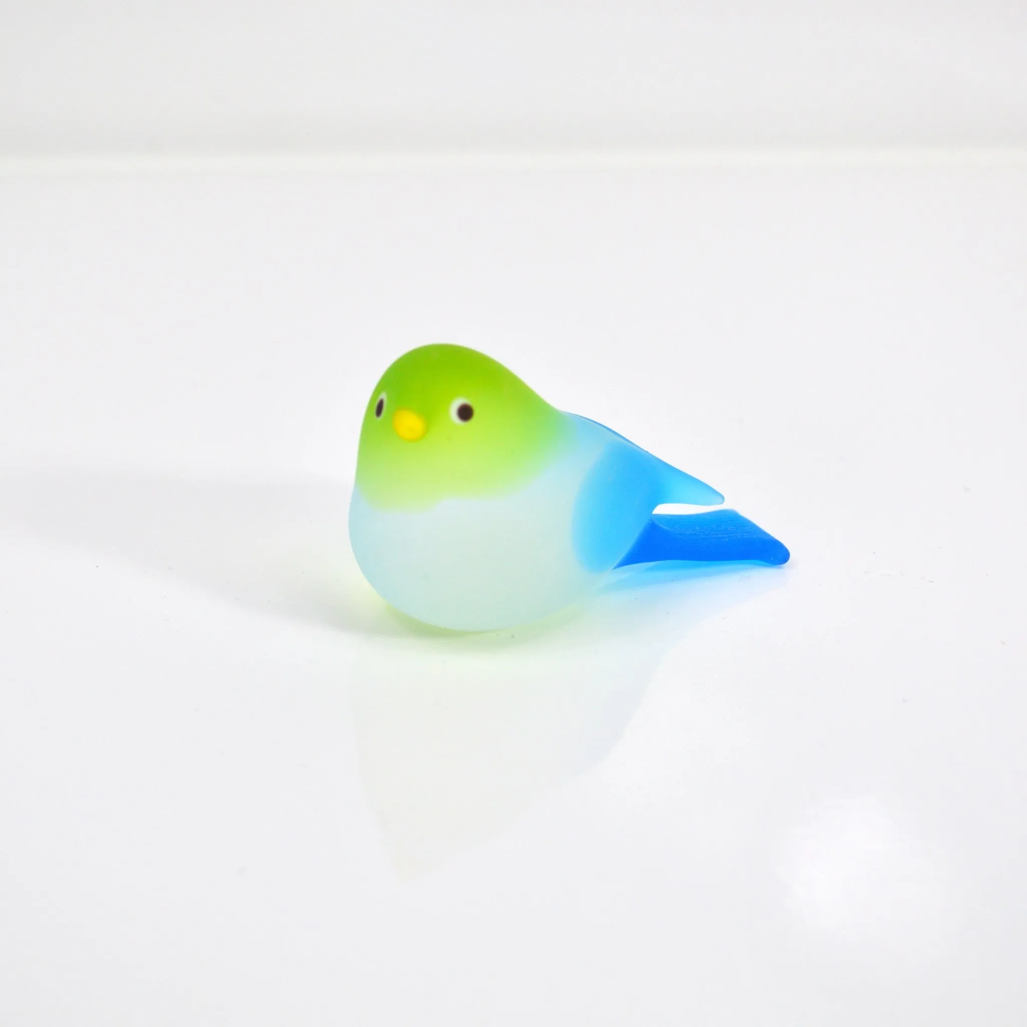 Chickadee Murano Glass Bird, multiple sizes, Made in Italy