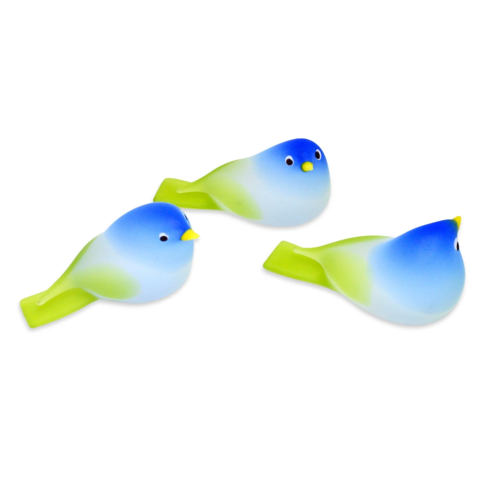 Chickadee Murano Glass Bird, multiple sizes, Made in Italy