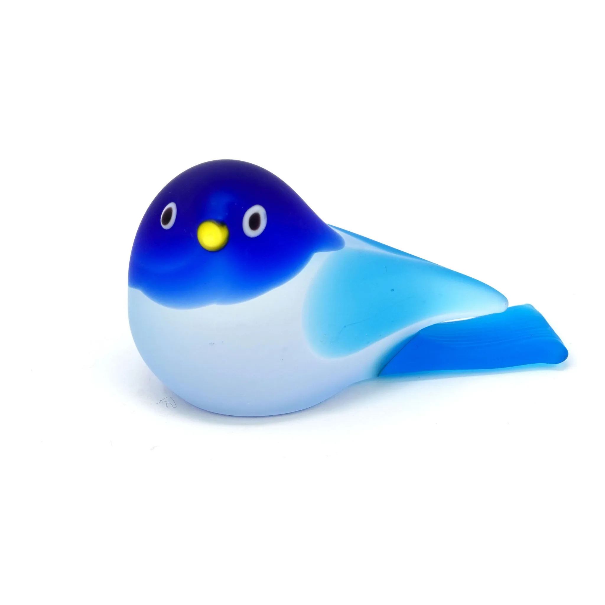 Chickadee Murano Glass Bird, multiple sizes, Made in Italy
