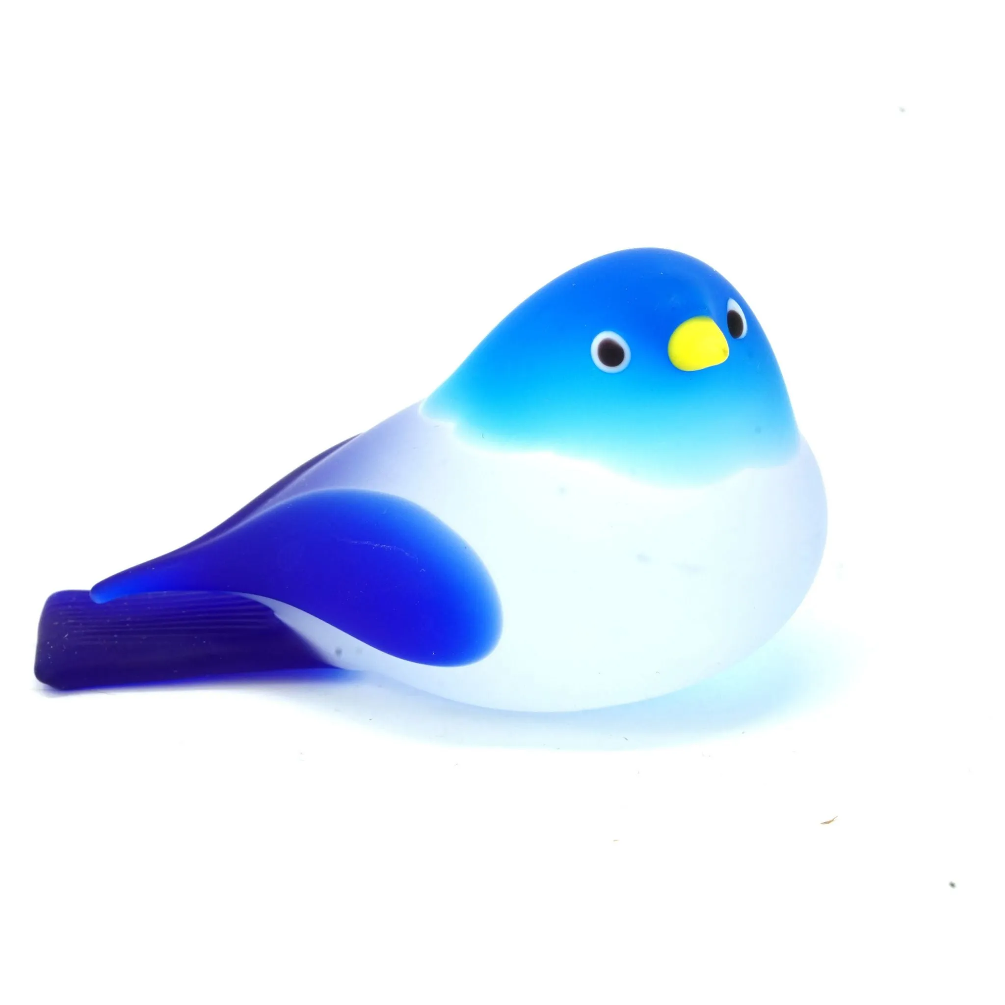 Chickadee Murano Glass Bird, multiple sizes, Made in Italy