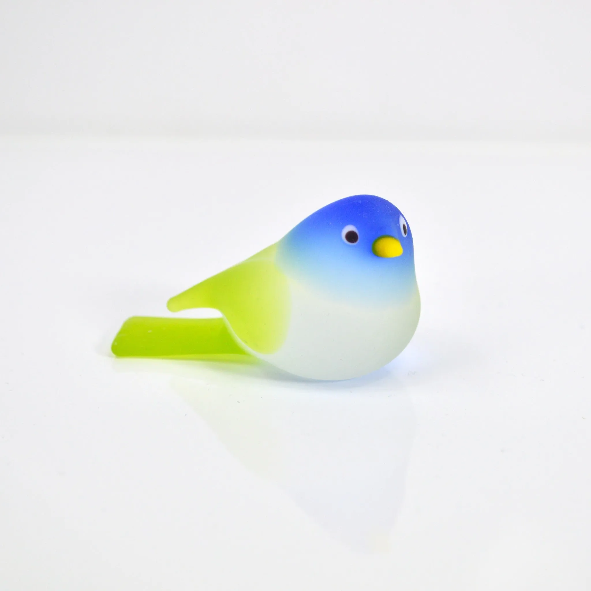Chickadee Murano Glass Bird, multiple sizes, Made in Italy