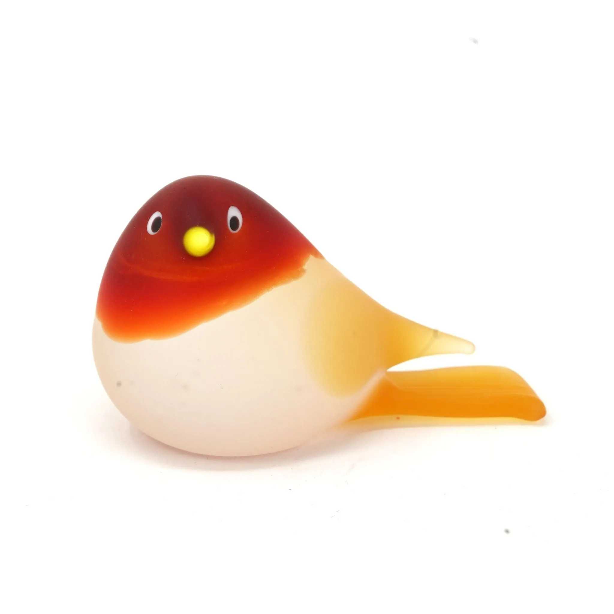 Chickadee Murano Glass Bird, multiple sizes, Made in Italy