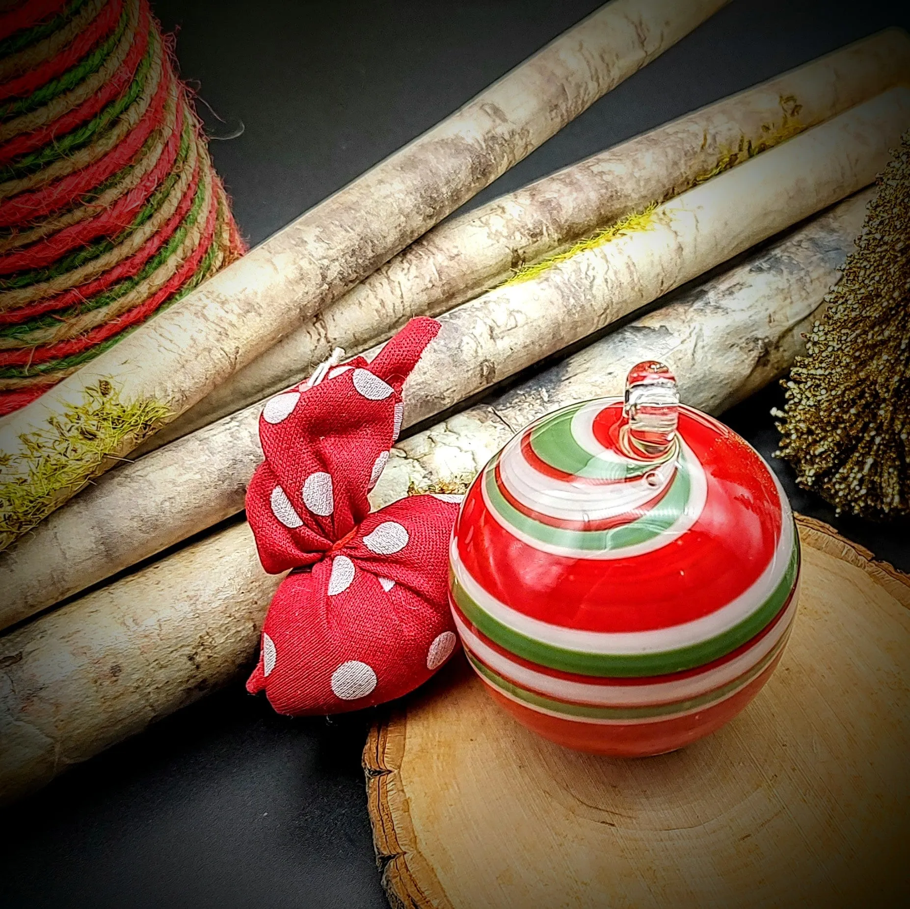 Christmas Ball Ornament (Ready To Ship)