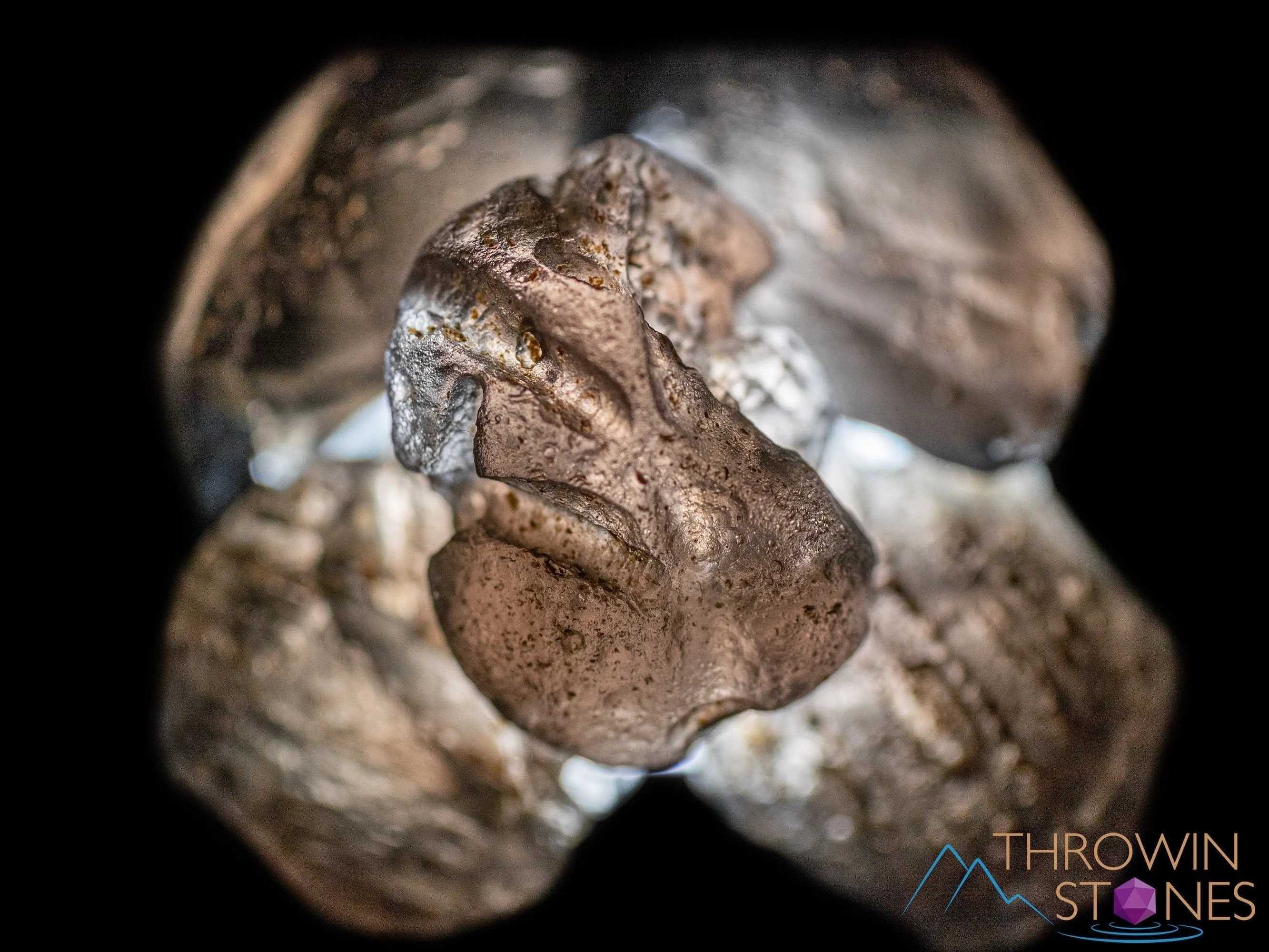 COLOMBIANITE Raw Crystal Tektite Obsidian - Chunk - Metaphysical Healing Crystals and Stones,  E1871