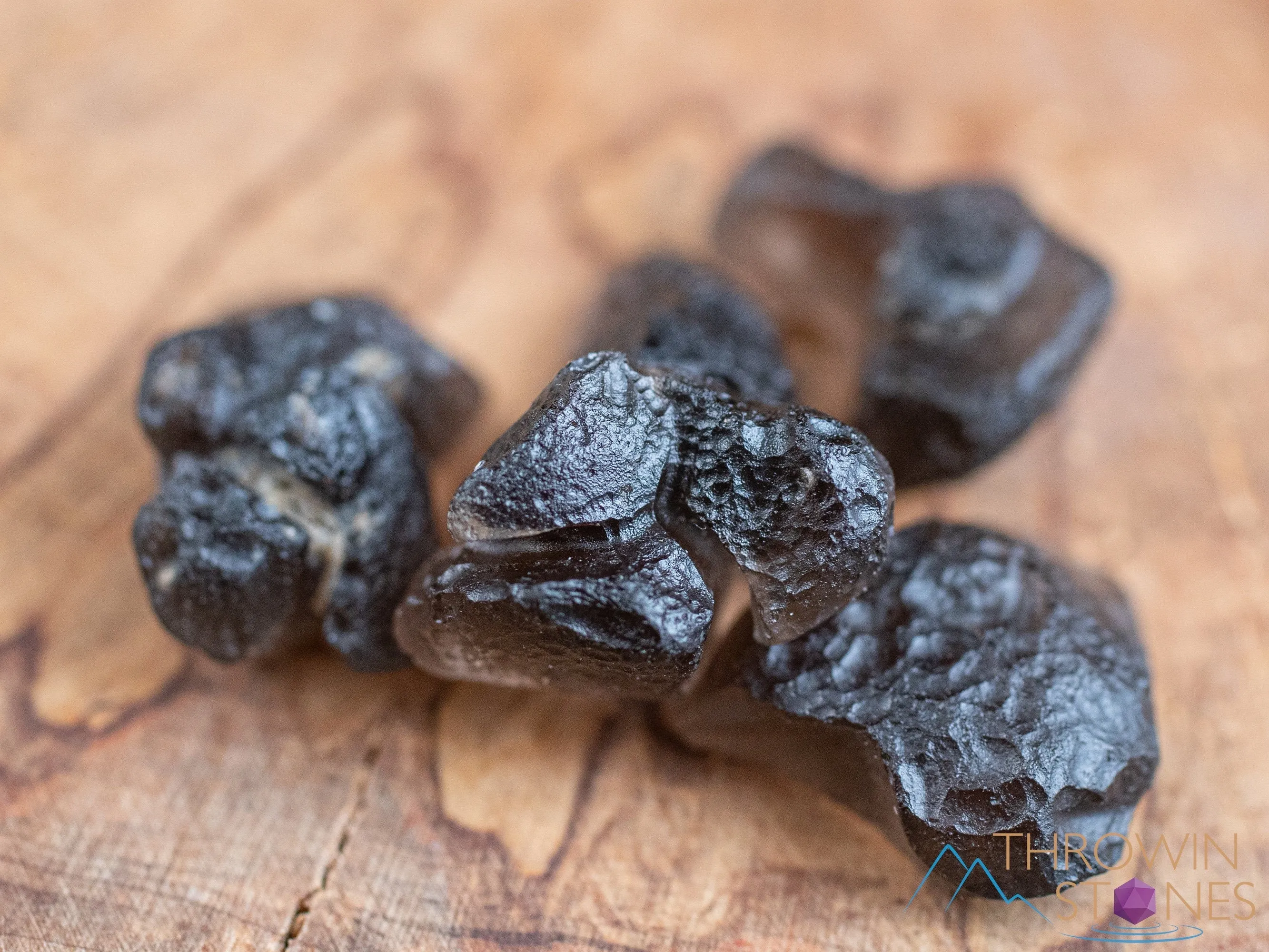 COLOMBIANITE Raw Crystal Tektite Obsidian - Chunk - Metaphysical Healing Crystals and Stones,  E1871
