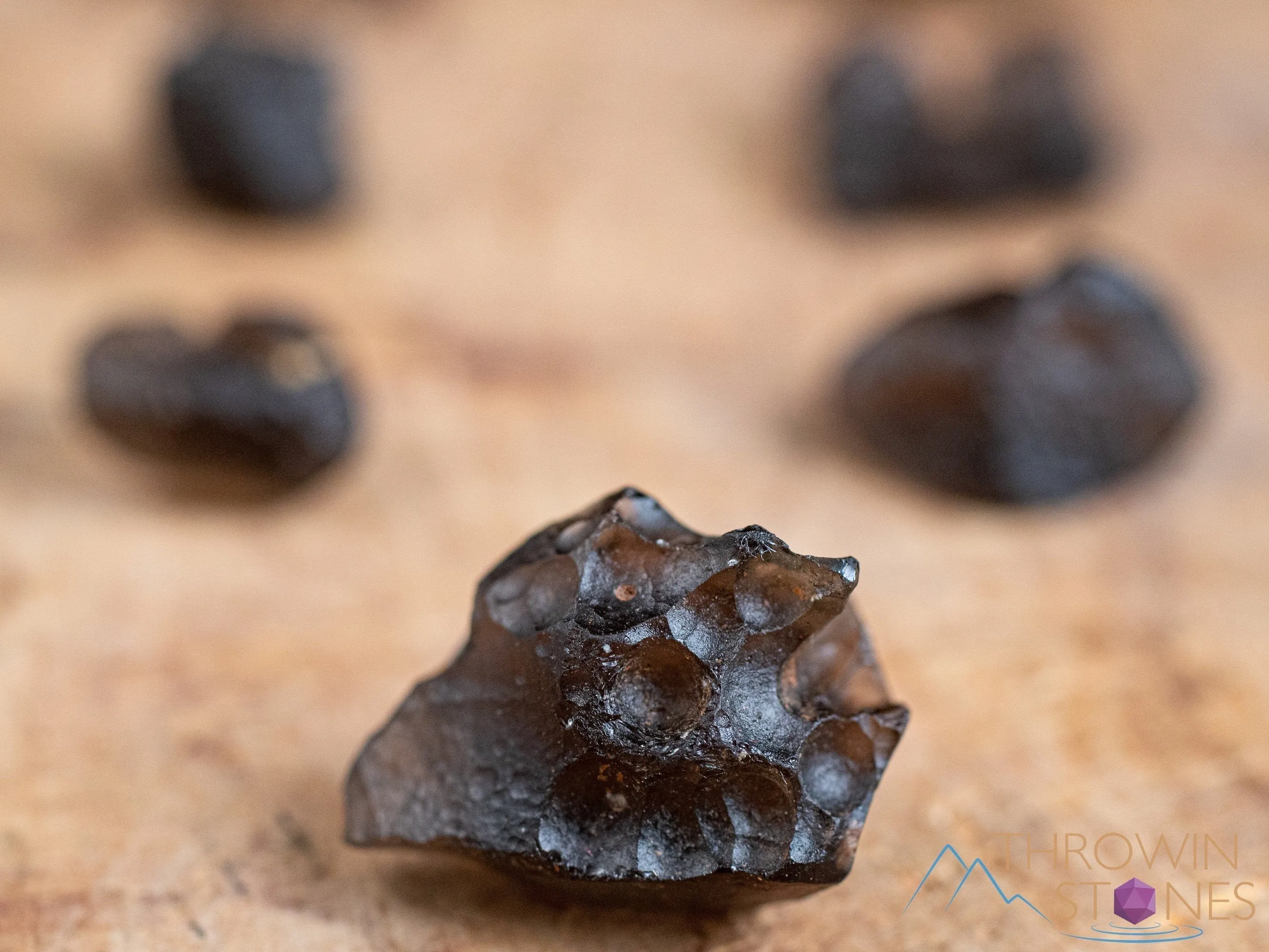 COLOMBIANITE Raw Crystal Tektite Obsidian - Chunk - Metaphysical Healing Crystals and Stones,  E1871
