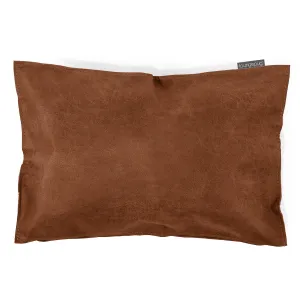 Decorative Rectangular Cushion Cover 35 x 50cm - Distressed Leather British Tan