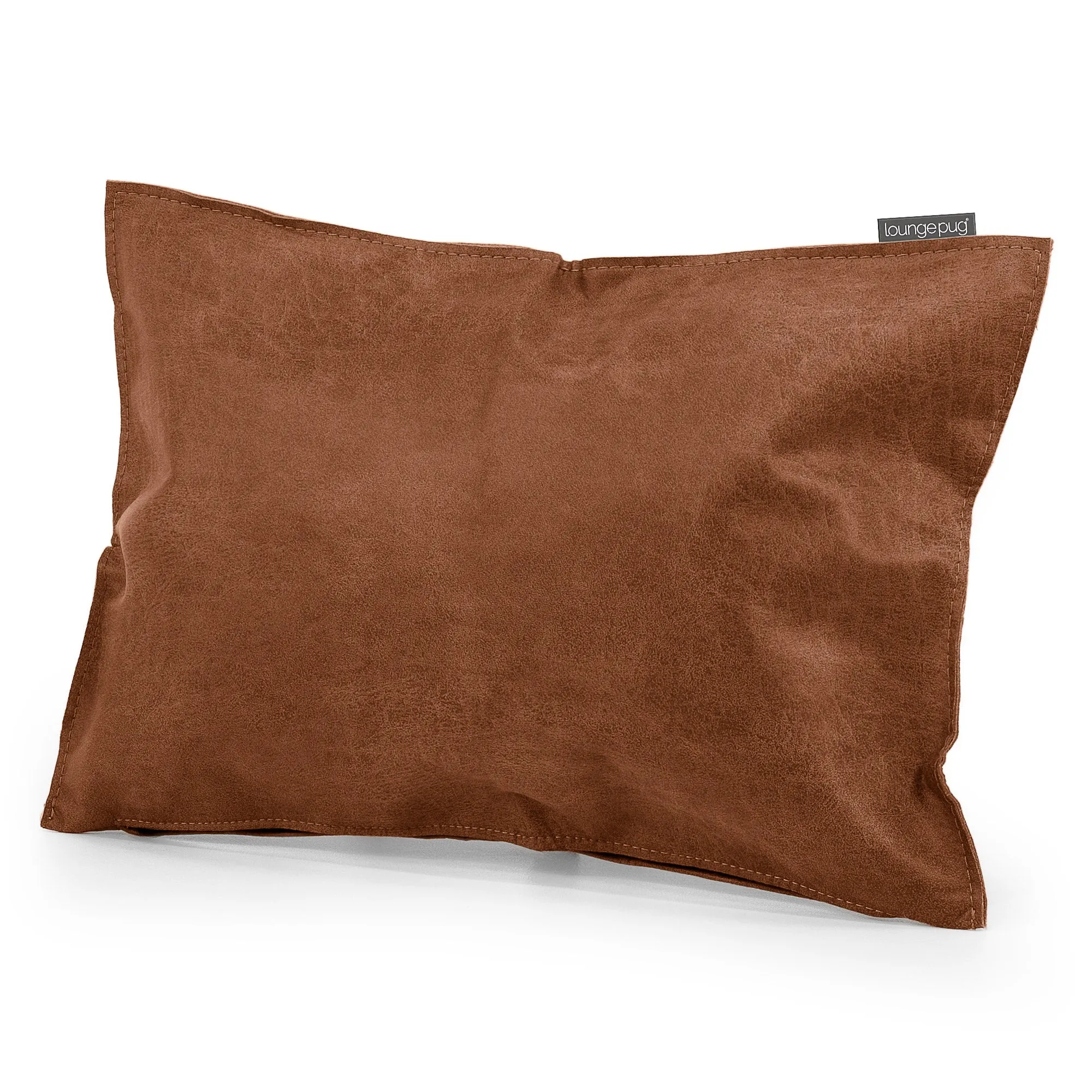 Decorative Rectangular Cushion Cover 35 x 50cm - Distressed Leather British Tan
