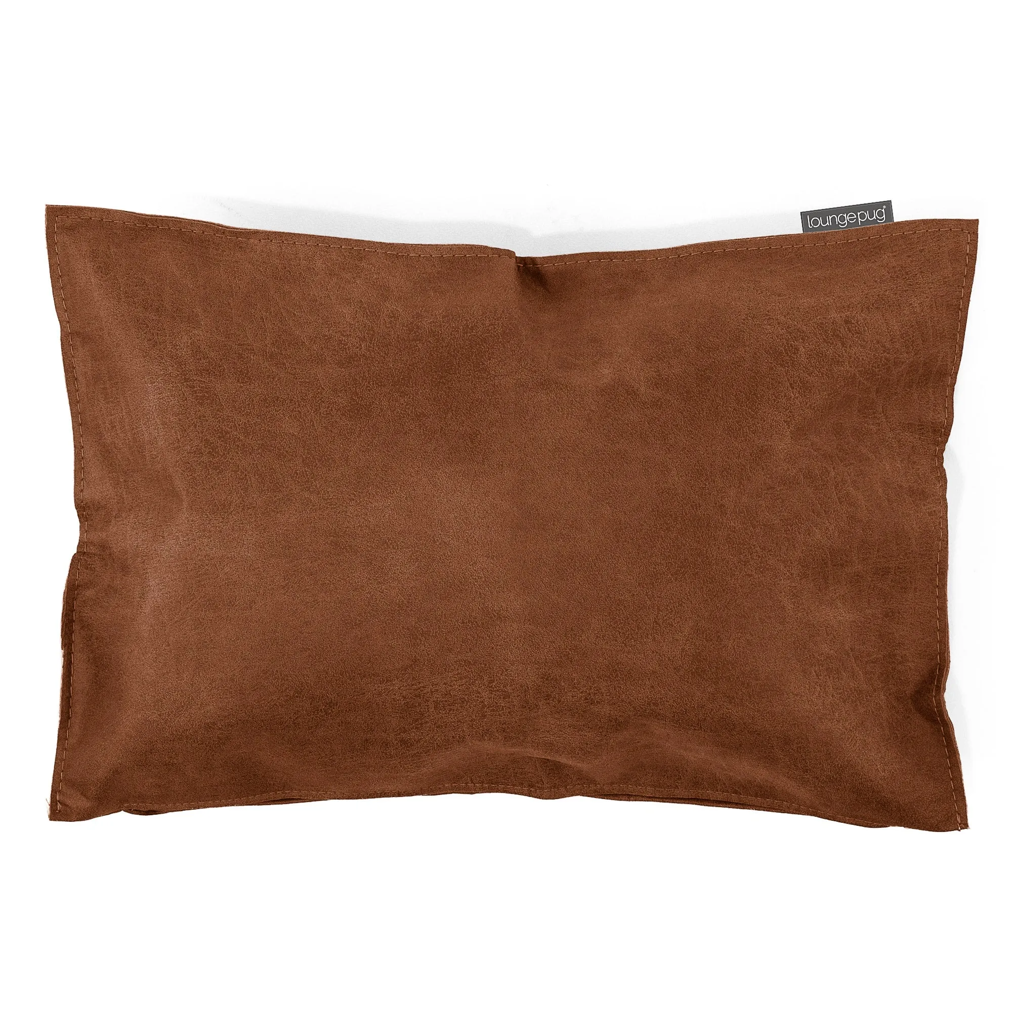 Decorative Rectangular Cushion Cover 35 x 50cm - Distressed Leather British Tan