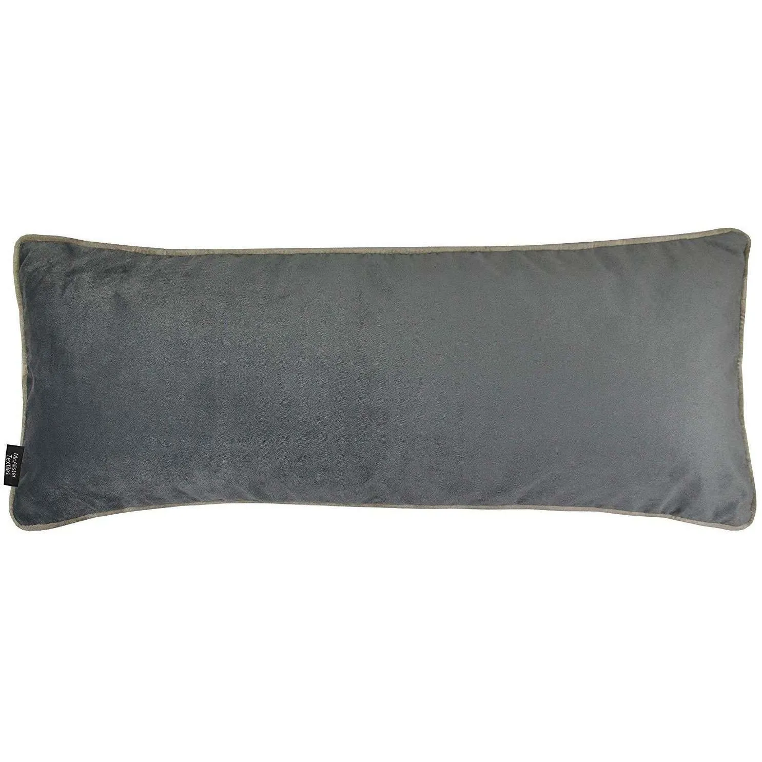 Deluxe Velvet Large Charcoal Grey Bed Pillow