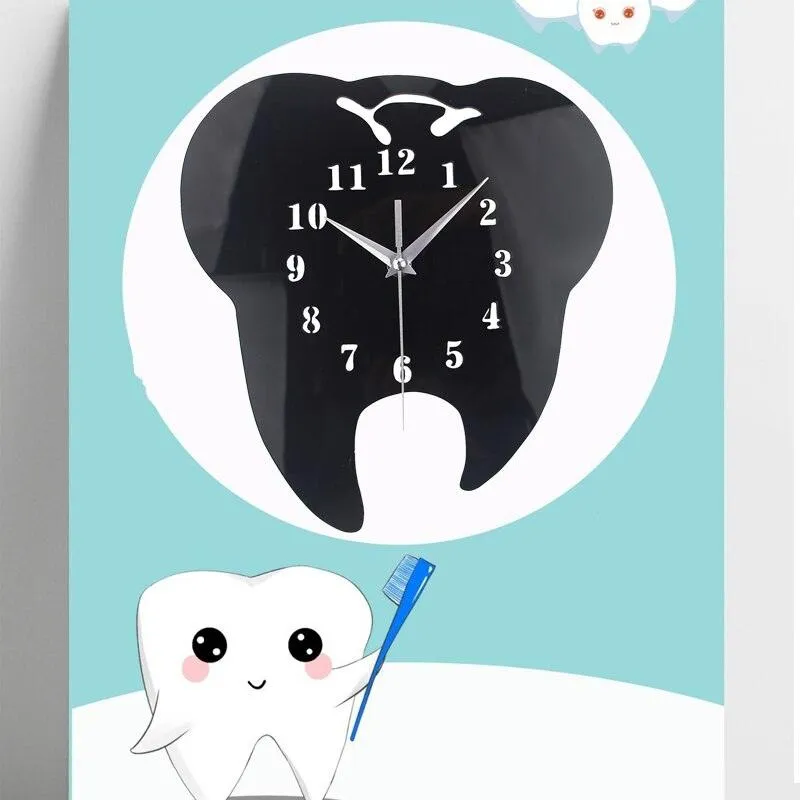 Dental Tooth Care Wall Clock Gift for Dental Clinics Wall clock for Dentists and Dental Surgeon Wall clock gifts.