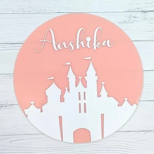 Enchanted Castle Name Plaque