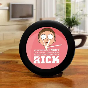 Epic Stuff - Rick and Morty New Diemorty Table Clock New | for Office, Birthday Gift Officially Licensed by Turner Entertainment Co, USA