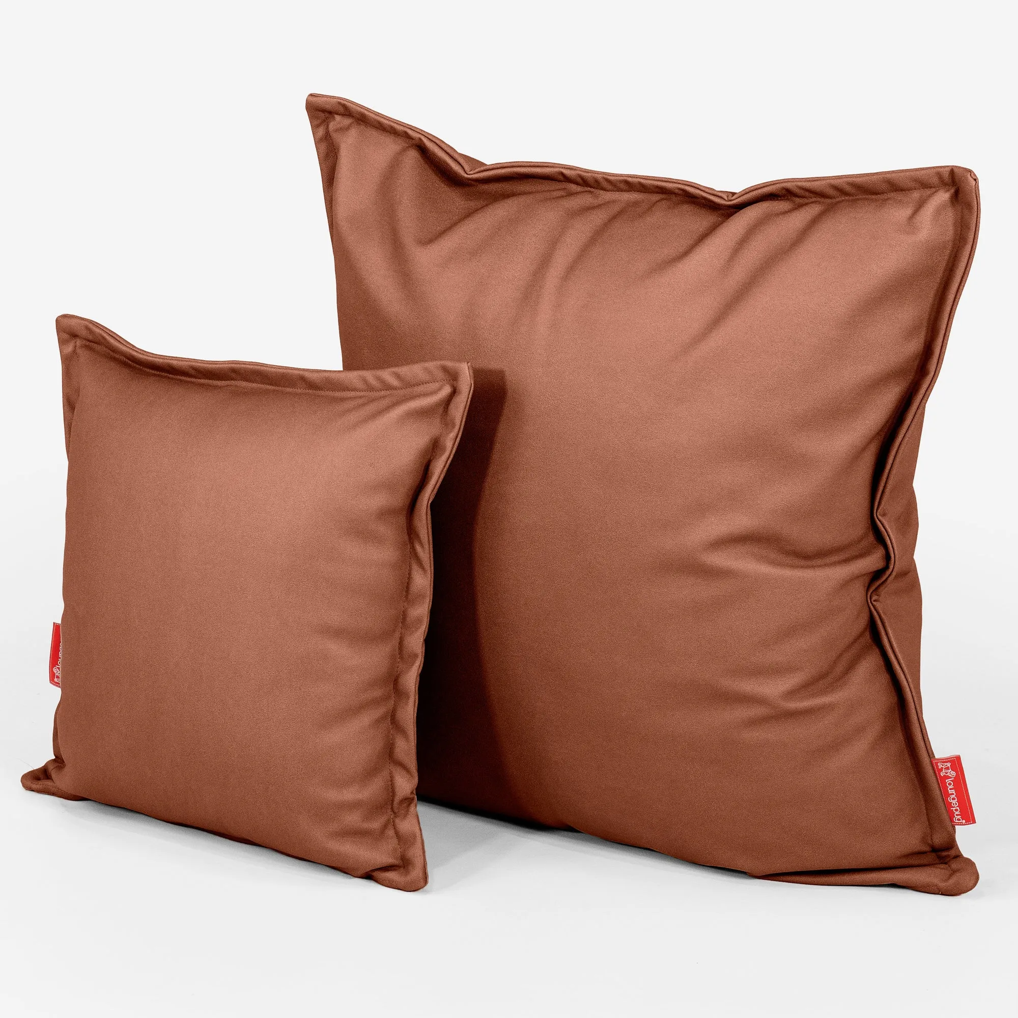 Extra Large Scatter Cushion Cover 70 x 70cm - Vegan Leather Chestnut