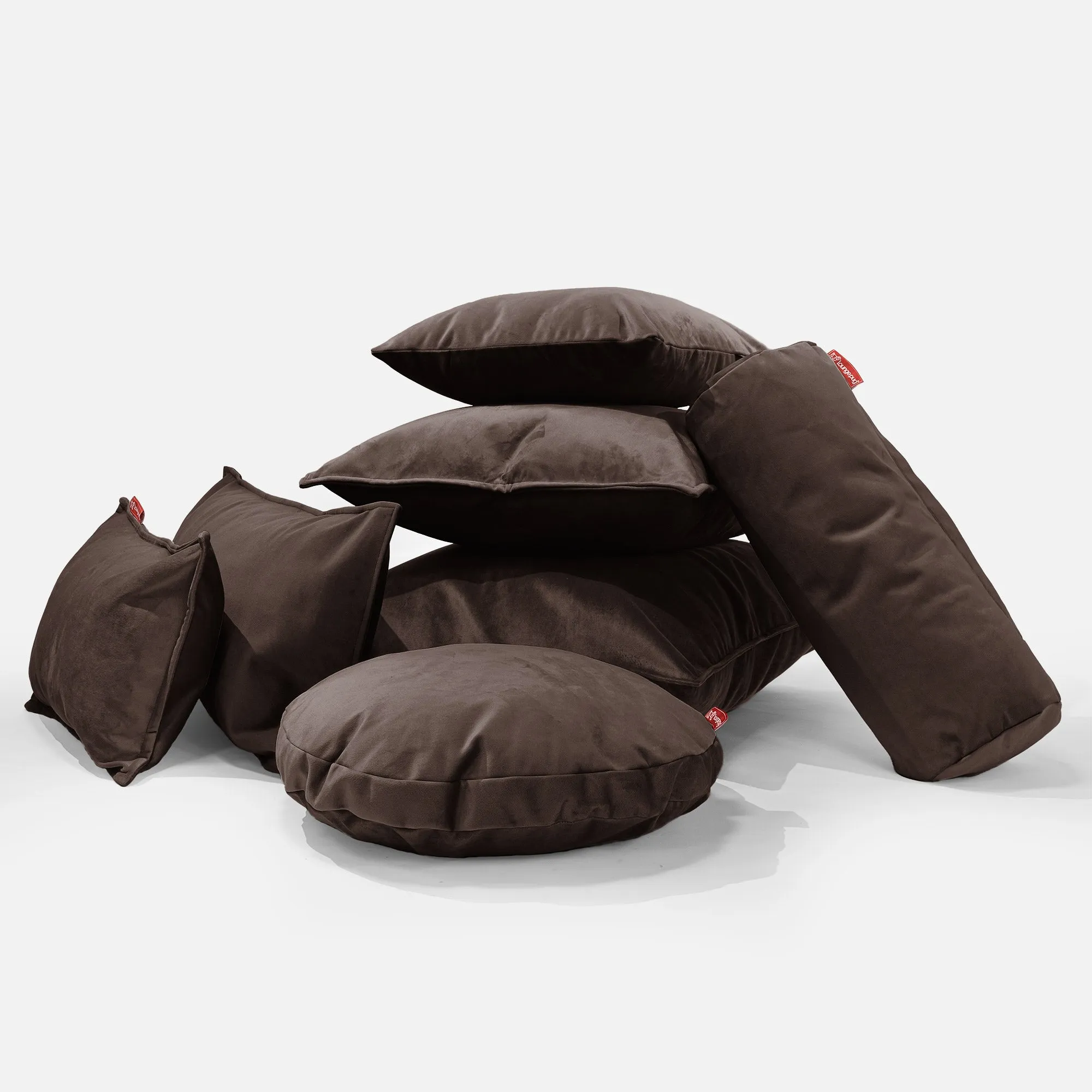 Extra Large Throw Pillow Cover 70 x 70cm - Velvet Espresso
