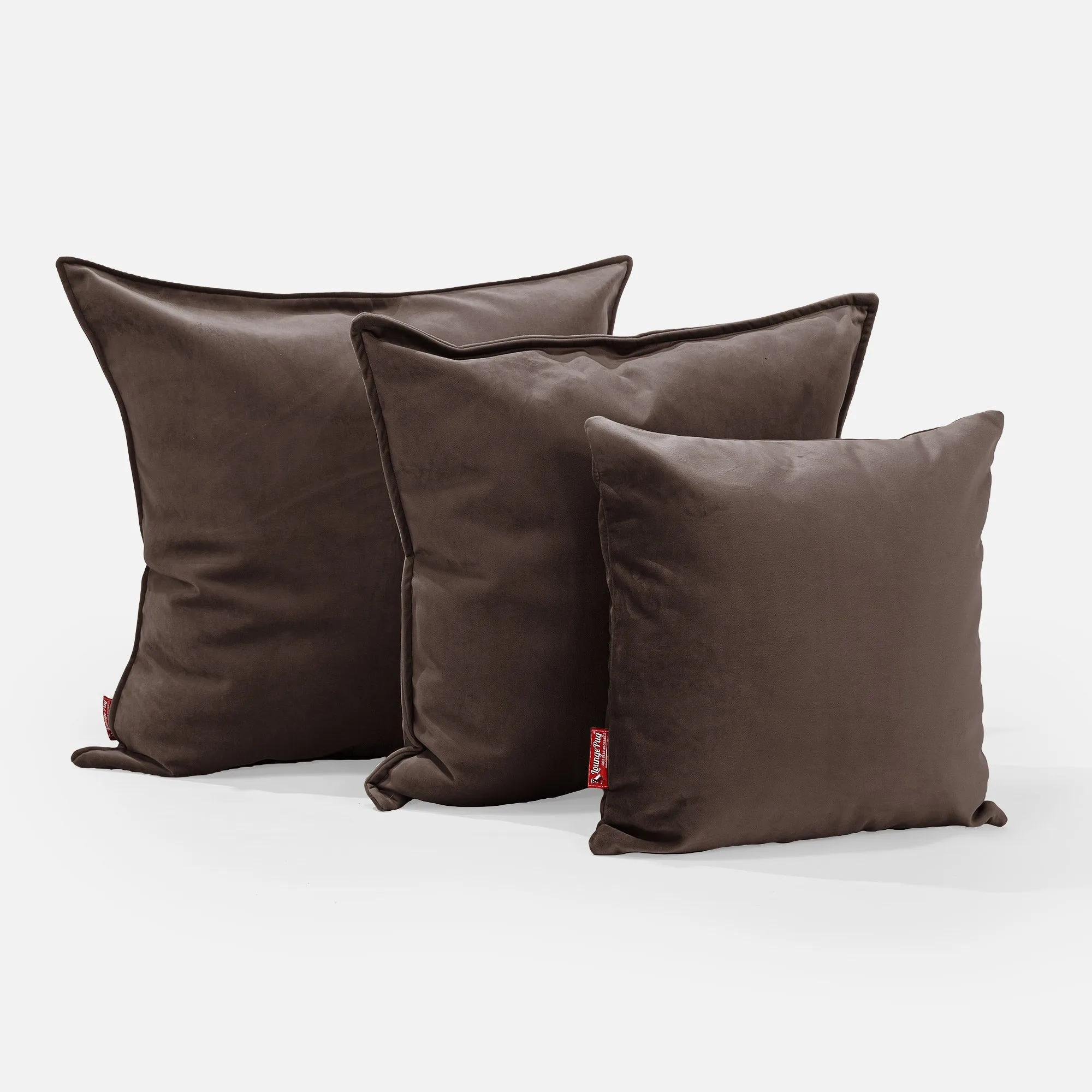 Extra Large Throw Pillow Cover 70 x 70cm - Velvet Espresso