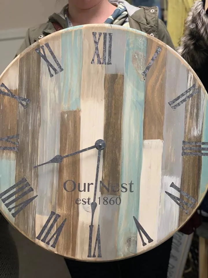 Farmhouse Clock, 24"