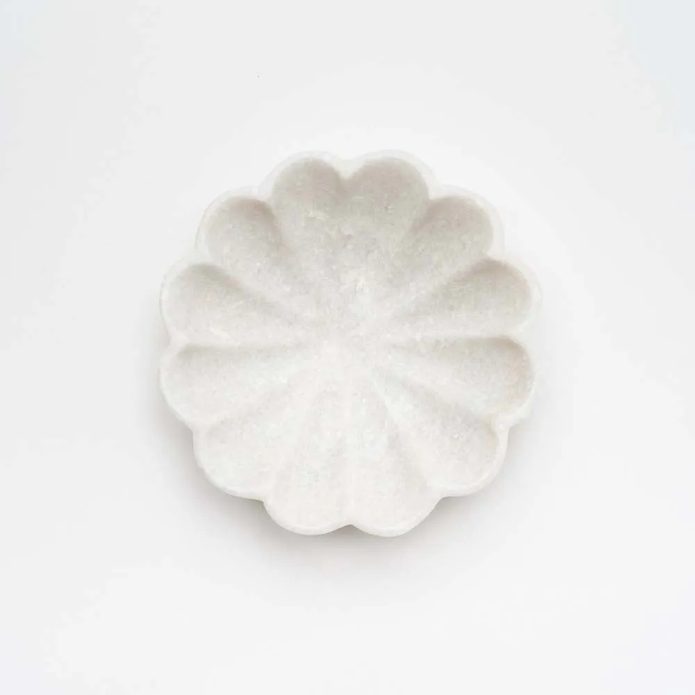 Flower Marble Dish