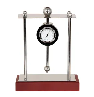 GABA Time Stylish Analog Quartz Table Clock Showpiece for Office and Home Decor