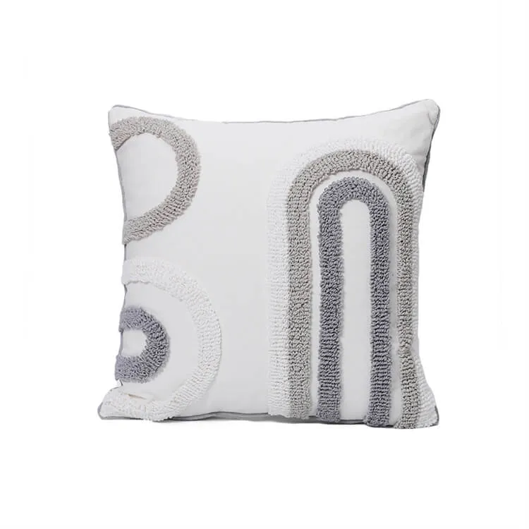 Geometric Woven Tufted Scatter Cushion | Curve