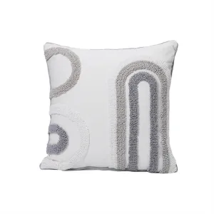 Geometric Woven Tufted Scatter Cushion | Curve