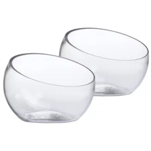Glass Slant Cut Bowl, Glass Terrarium, Globe Plant Vases, Candle Holders, Candy Jar