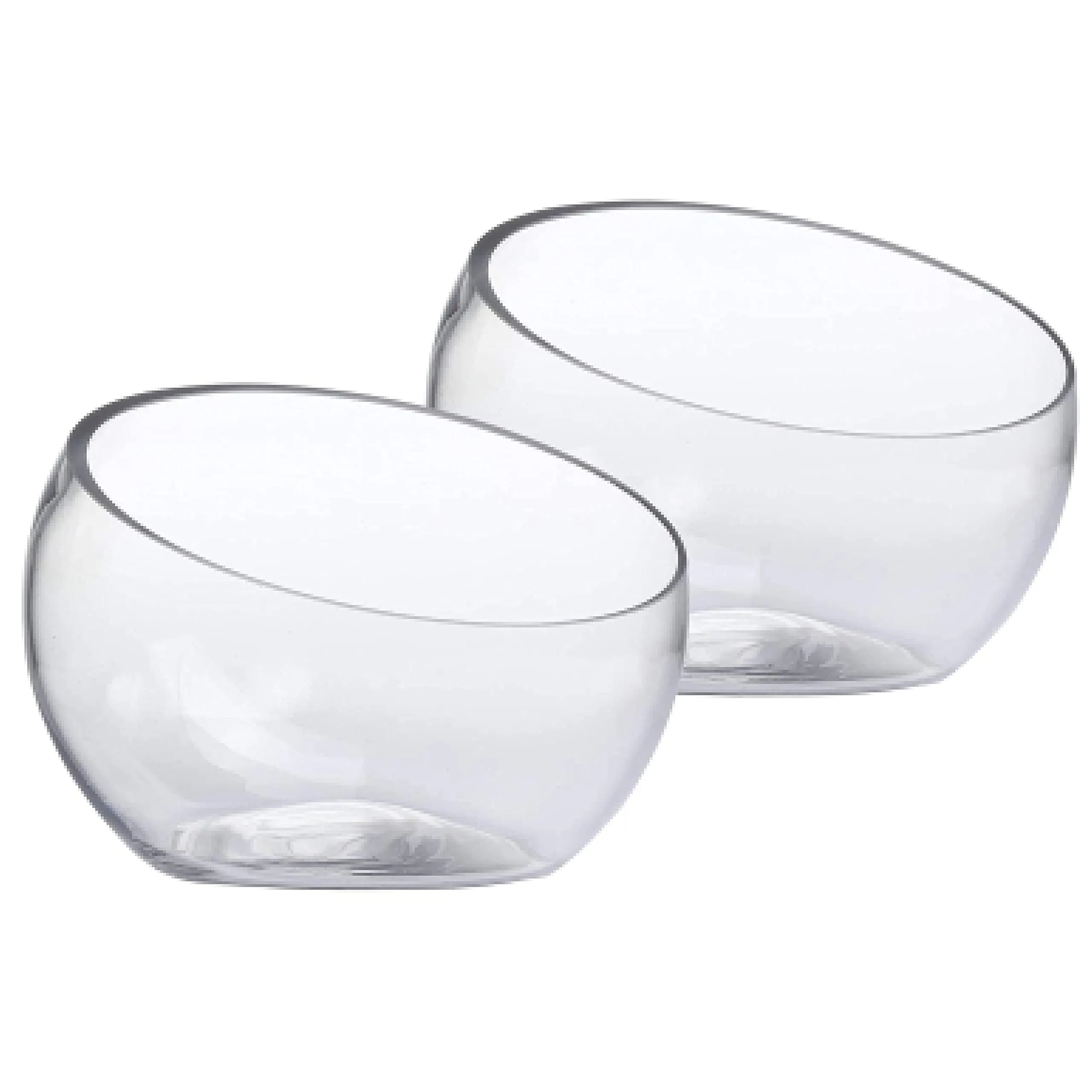 Glass Slant Cut Bowl, Glass Terrarium, Globe Plant Vases, Candle Holders, Candy Jar