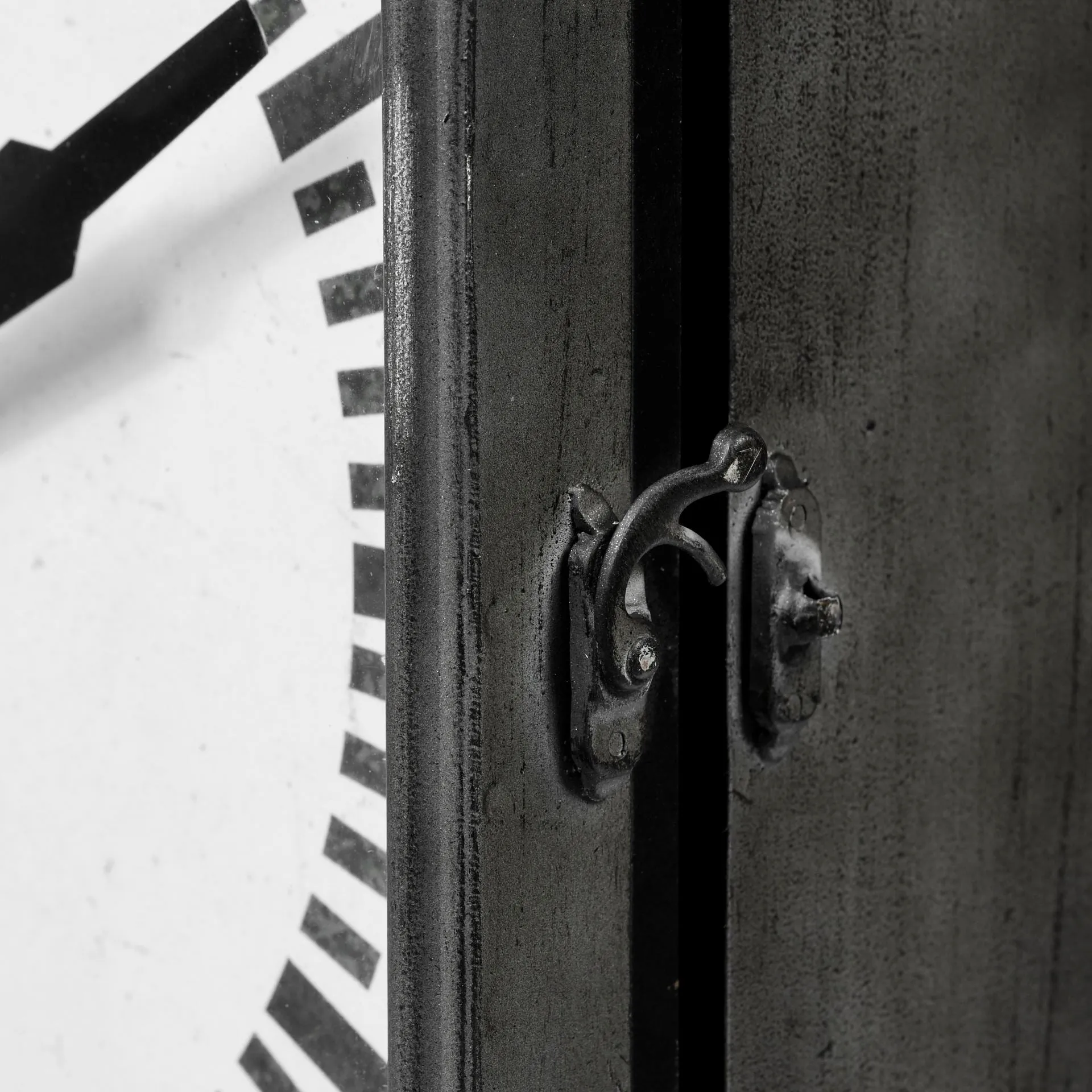 Hagar Rectangular Large Industrial Wall Clock