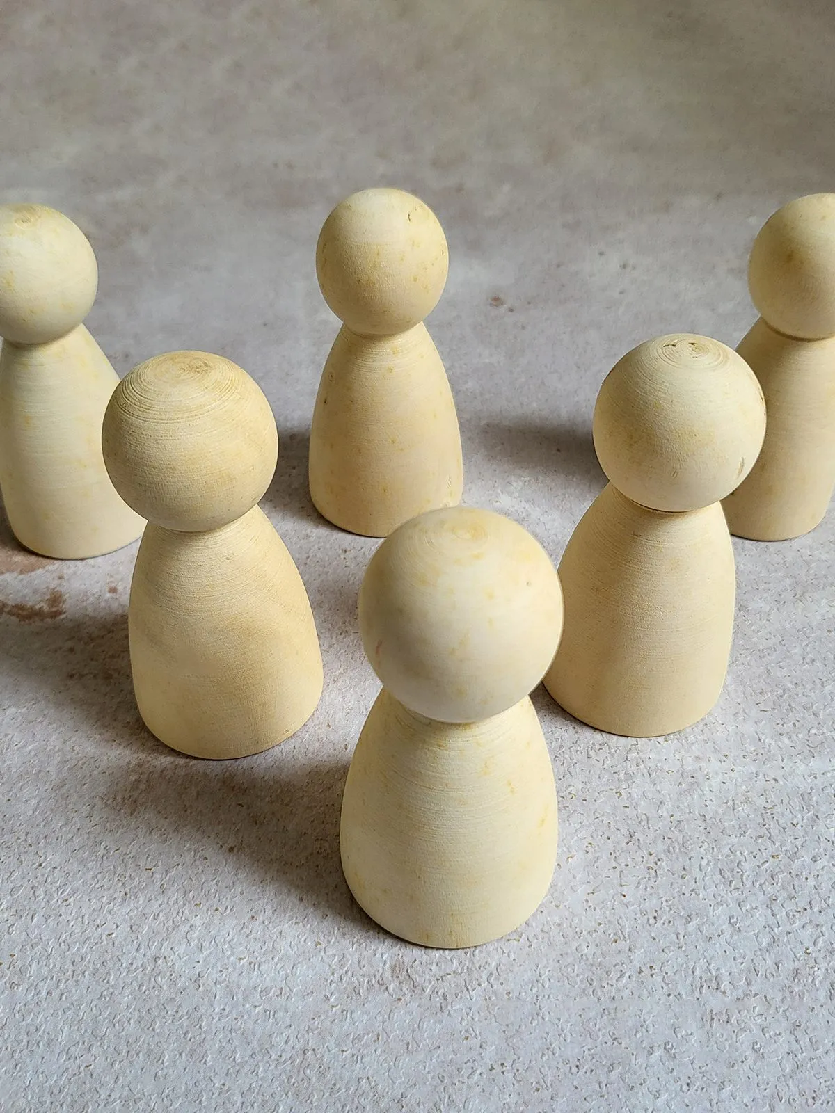 Handcrafted Wooden Peg Dolls