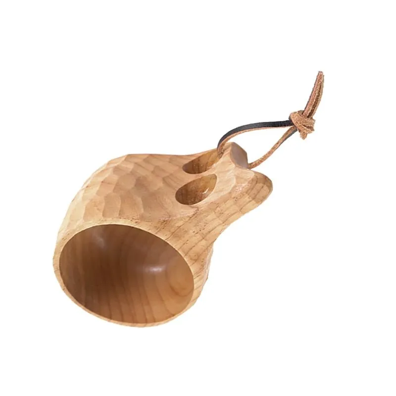 Handmade Wooden Tea Milk Cups