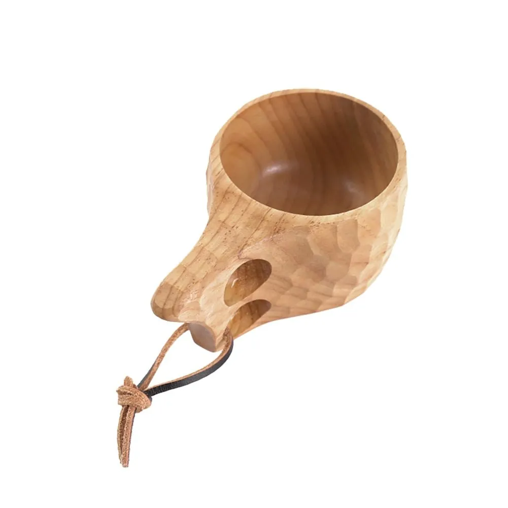 Handmade Wooden Tea Milk Cups