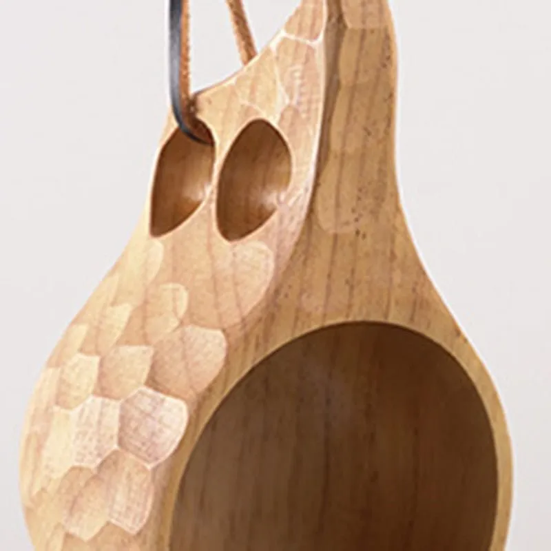 Handmade Wooden Tea Milk Cups