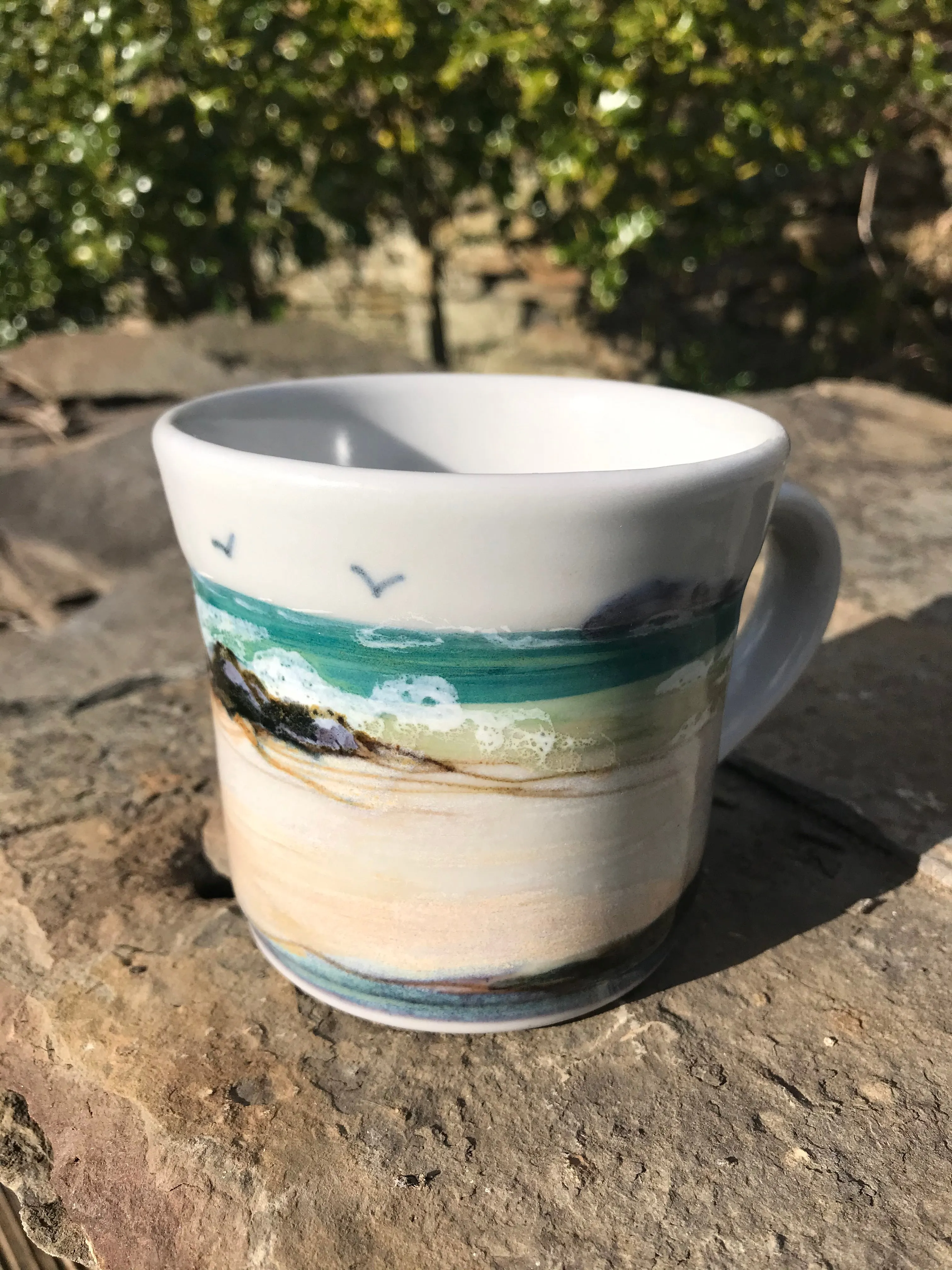 Highland Stoneware Orkney Seascape Mug - 1/2 Pint
