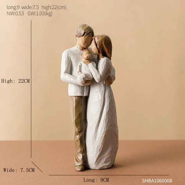Home Decoration Family Figurines - A Meaningful Gift