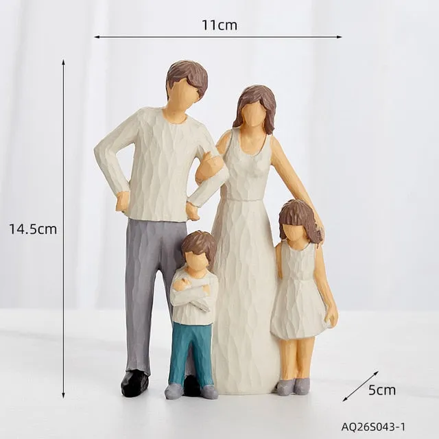 Home Decoration Family Figurines - A Meaningful Gift