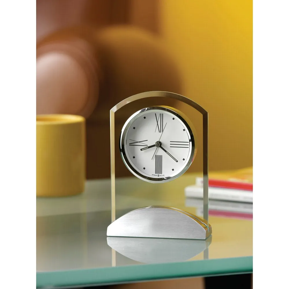 Howard Miller Tribeca Glass Alarm & Table Clock 645-397