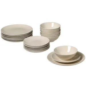 Ikea Porcelain Dinner Set Beige (24 Piece Set)