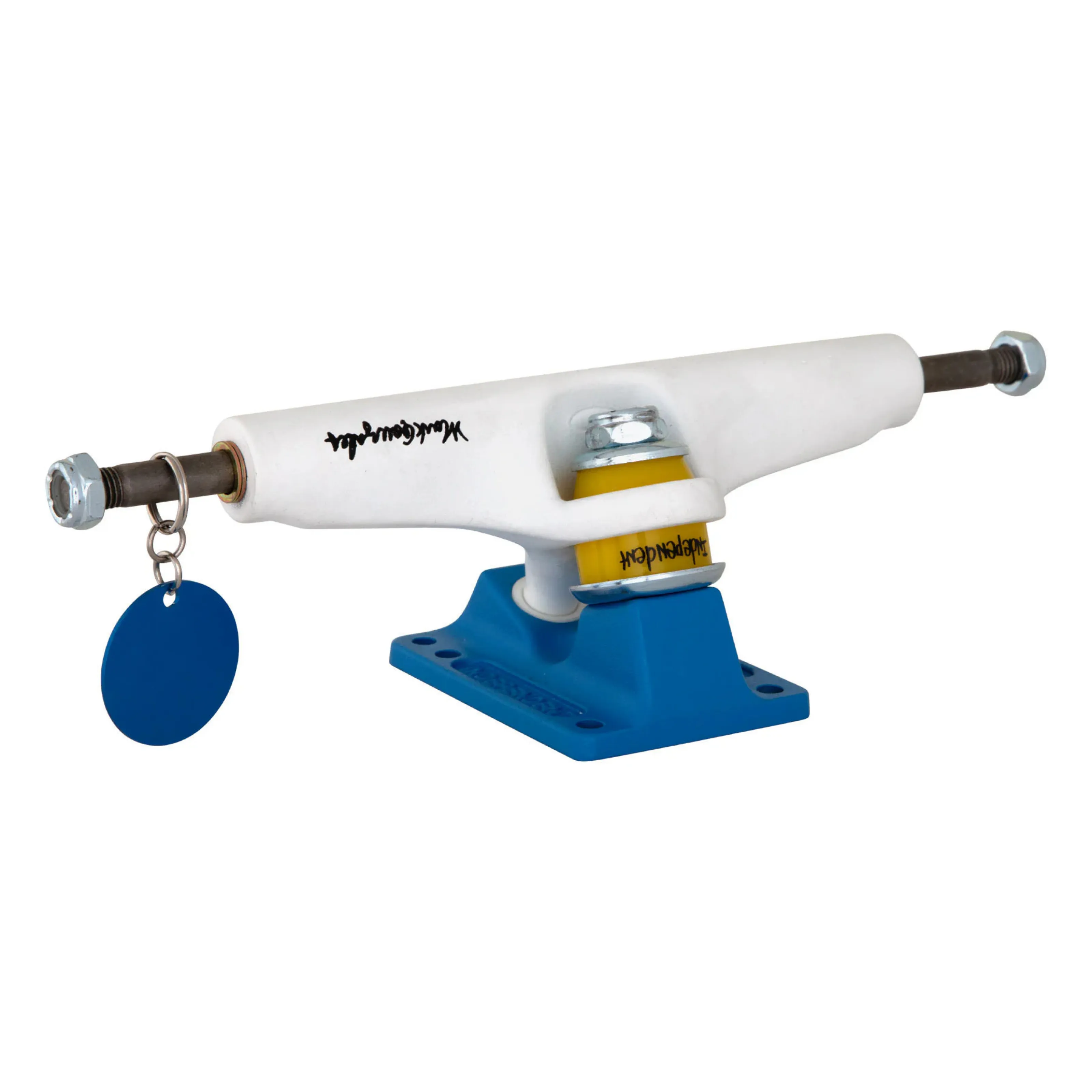 Independent Stage IV Mark Gonzales Pro Flat White/Blue Trucks
