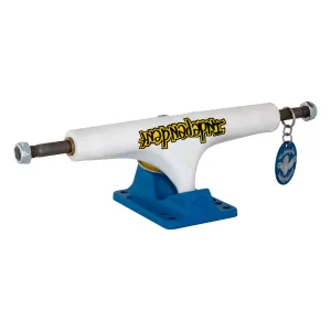 Independent Stage IV Mark Gonzales Pro Flat White/Blue Trucks