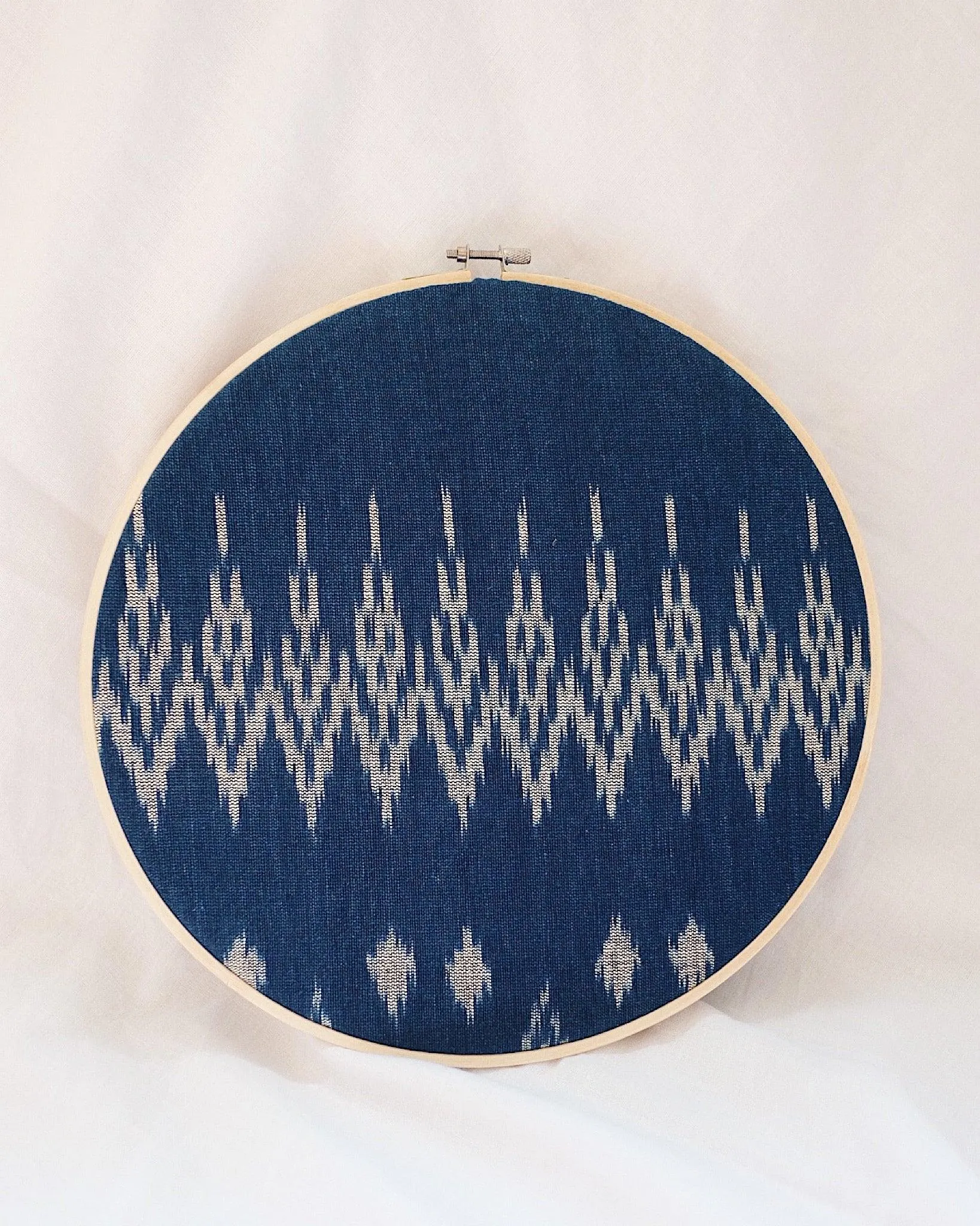 Indigo Handwoven Textile Wall Art - 12" No.1